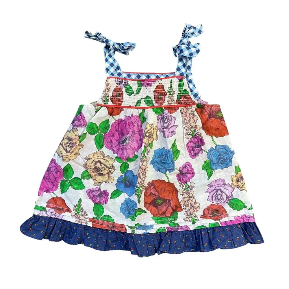 Matilda Jane Brilliant Day Dream‎ Dress (NO BLOOMERS) Baby 12-18M Floral Cotton
